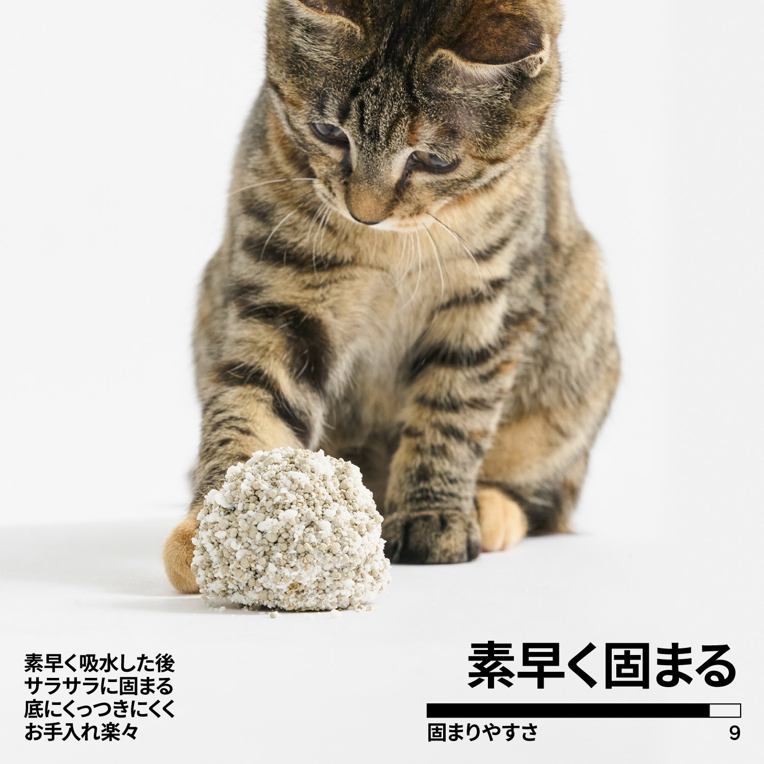 キャッサバベントナイト40%：60%ミックス猫砂（自動猫トイレ対応） – pidan