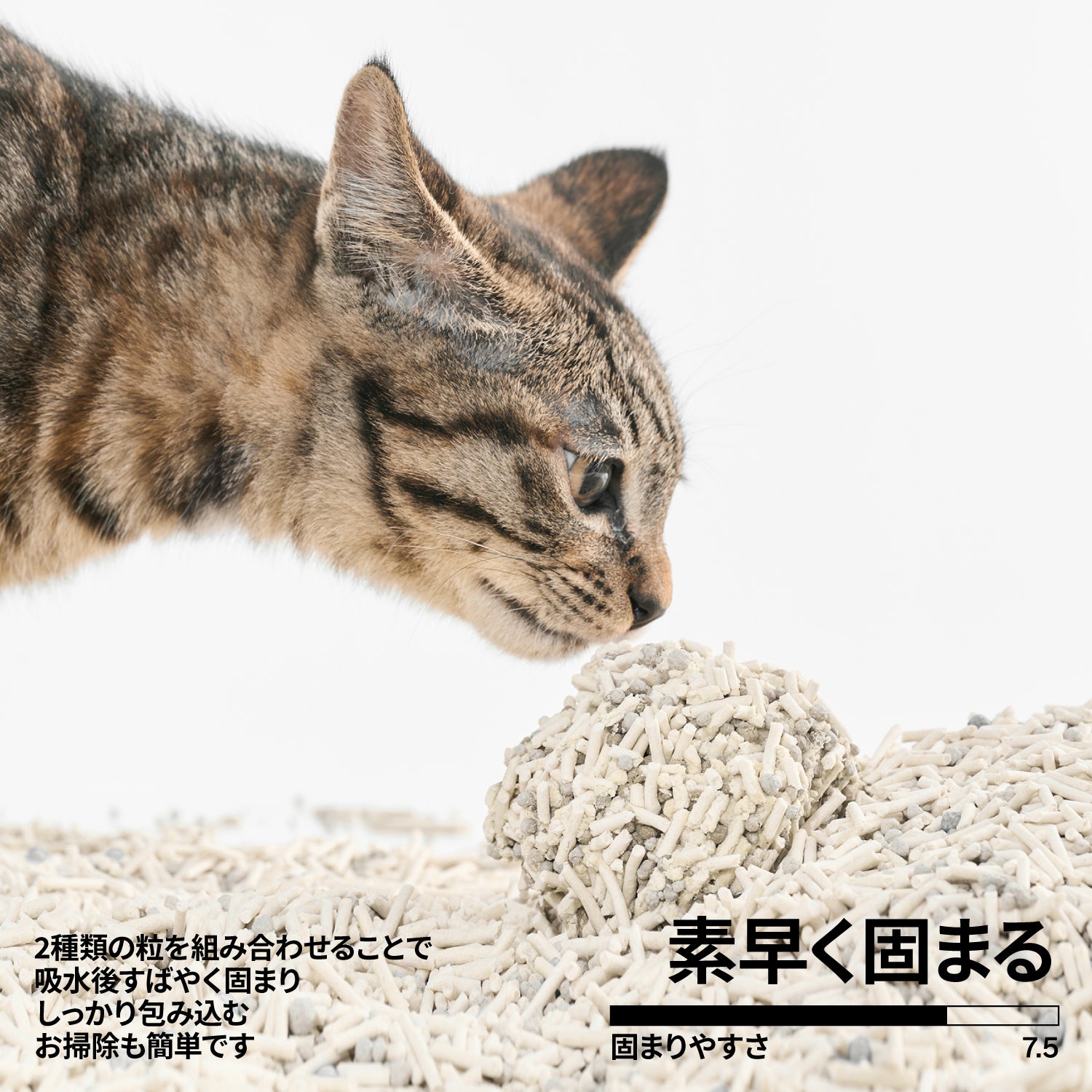 おからベントナイトミックス猫砂 – pidan