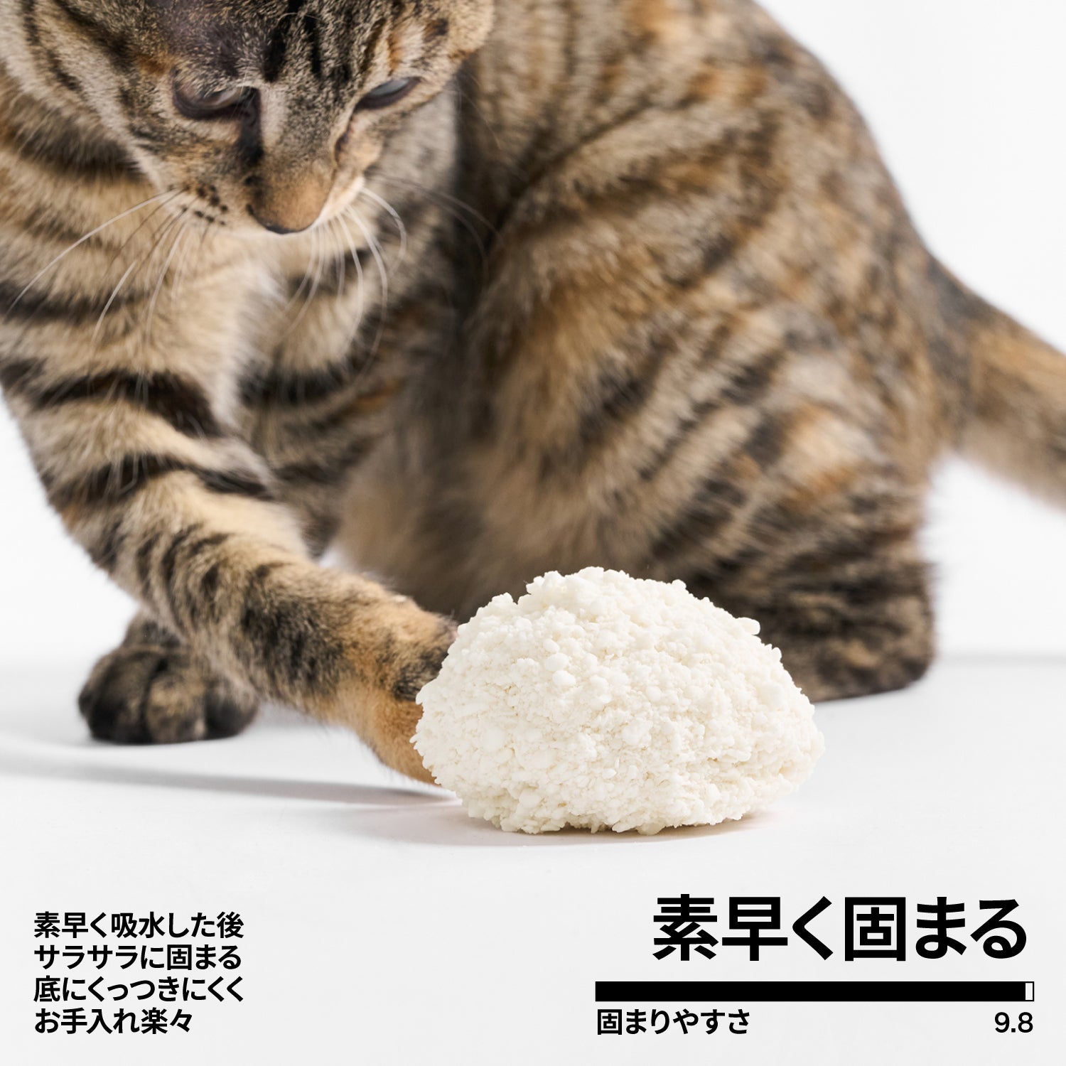 キャッサバ100%猫砂（自動猫トイレ対応）