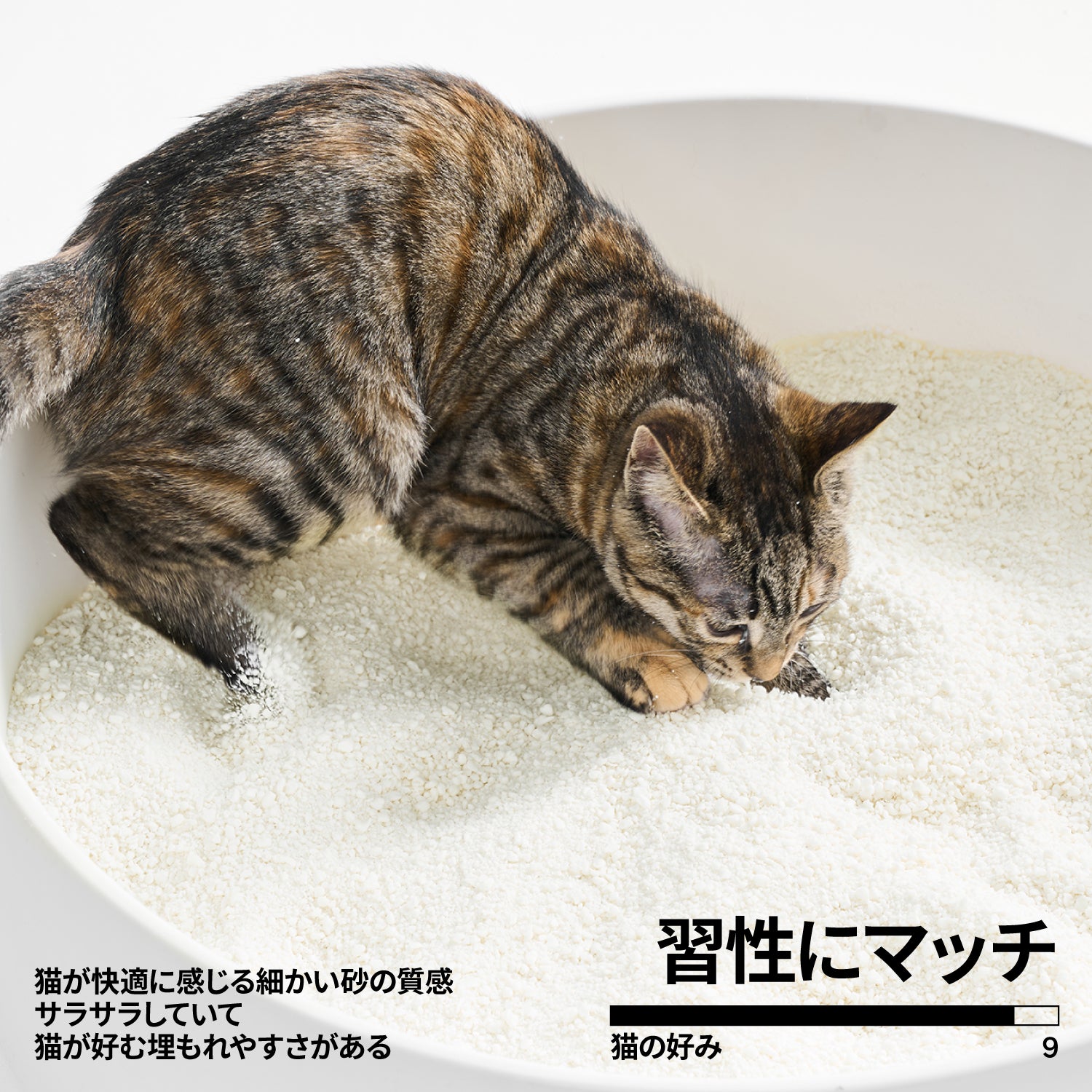 キャッサバ100%猫砂（自動猫トイレ対応）